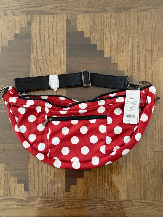 lug Handbags - lug Red and White Polka Dot Crossbody Bag